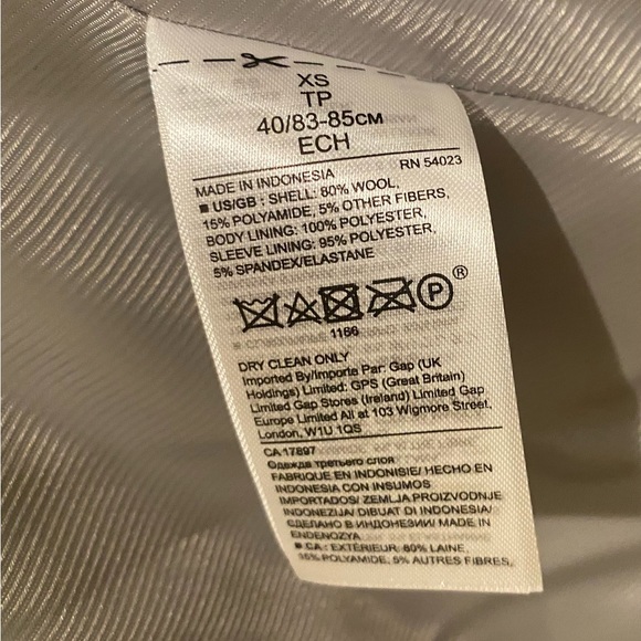 Banana Republic Italian Melton Moto Jacket Dark Charcoal Gray - Picture 8 of 12